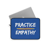 Laptop Sleeve, Rainbow Logo, royal blue-Laptop Sleeve-Practice Empathy