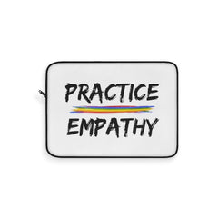 Laptop Sleeve, Rainbow Logo, white-Laptop Sleeve-Practice Empathy