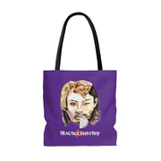 Large Tote Bag, Akin, dark purple-Bags-Practice Empathy