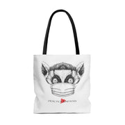 Large Tote Bag, Lenny the Lemur-Bags-Practice Empathy