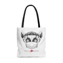 Large Tote Bag, Lenny the Lemur-Bags-Practice Empathy