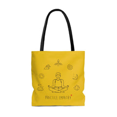 Large Tote Bag, Mantras of the Mind-Bags-Practice Empathy