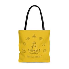 Large Tote Bag, Mantras of the Mind-Bags-Practice Empathy