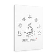 Mantras of the Mind, Canvas Gallery Wrap, white-Canvas-Practice Empathy