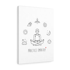 Mantras of the Mind, Canvas Gallery Wrap, white-Canvas-Practice Empathy