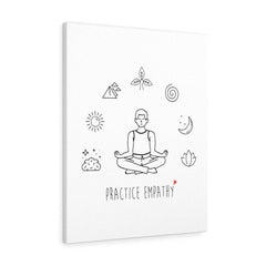 Mantras of the Mind, Canvas Gallery Wrap, white-Canvas-Practice Empathy
