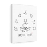 Mantras of the Mind, Canvas Gallery Wrap, white-Canvas-Practice Empathy