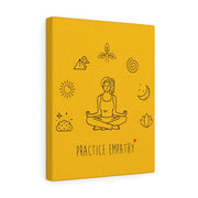Mantras of the Mind, Canvas Gallery Wrap, yellow-Canvas-Practice Empathy
