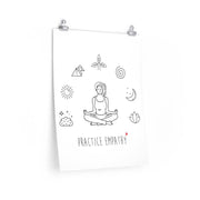 Mantras of the Mind, Premium Matte Print-Poster-Practice Empathy