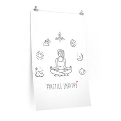 Mantras of the Mind, Premium Matte Print-Poster-Practice Empathy