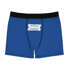 Men's Boxer Briefs, Brushes Logo-All Over Prints-Practice Empathy