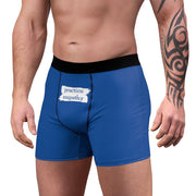 Men's Boxer Briefs, Brushes Logo-All Over Prints-Practice Empathy