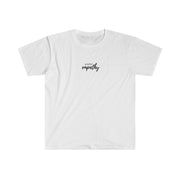 Men's Fitted Short Sleeve Tee, Hand in Hand Logo-T-Shirt-Practice Empathy