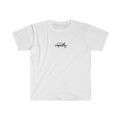 Men's Fitted Short Sleeve Tee, Hand in Hand Logo-T-Shirt-Practice Empathy