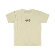 Men's Fitted Short Sleeve Tee, Hand in Hand Logo-T-Shirt-Practice Empathy