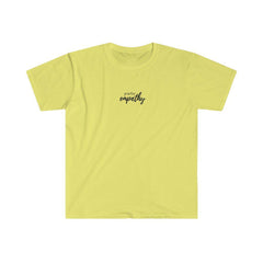 Men's Fitted Short Sleeve Tee, Hand in Hand Logo-T-Shirt-Practice Empathy