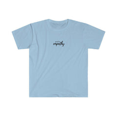 Men's Fitted Short Sleeve Tee, Hand in Hand Logo-T-Shirt-Practice Empathy