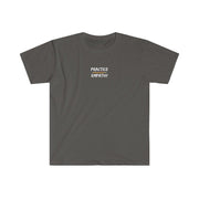 Men's Fitted Short Sleeve Tee, Rainbow Logo-T-Shirt-Practice Empathy