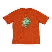 Men's Heather Dri-Fit Tee, Nourishing Home-T-Shirt-Practice Empathy