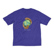 Men's Heather Dri-Fit Tee, Nourishing Home-T-Shirt-Practice Empathy