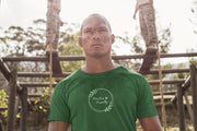 Men's Heather Dri-Fit Tee, Olive Branch Logo-T-Shirt-Practice Empathy