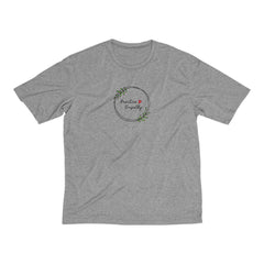 Men's Heather Dri-Fit Tee, Olive Branch Logo-T-Shirt-Practice Empathy
