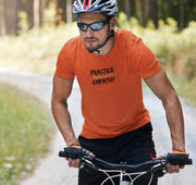 Men's Heather Dri-Fit Tee, Rainbow Logo-T-Shirt-Practice Empathy