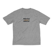 Men's Heather Dri-Fit Tee, Rainbow Logo-T-Shirt-Practice Empathy