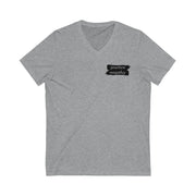 Men's Jersey Short Sleeve V-Neck Tee, Brushes Logo-V-neck-Practice Empathy