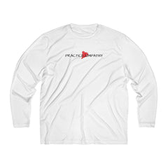 Men's Long Sleeve Moisture Absorbing Tee, Classic Logo-Long-sleeve-Practice Empathy