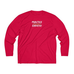 Men's Long Sleeve Moisture Absorbing Tee, Rainbow Logo-Long-sleeve-Practice Empathy