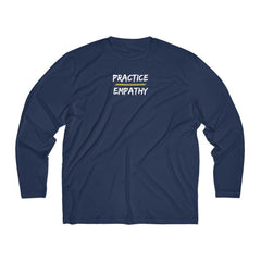 Men's Long Sleeve Moisture Absorbing Tee, Rainbow Logo-Long-sleeve-Practice Empathy
