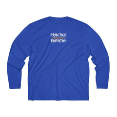 Men's Long Sleeve Moisture Absorbing Tee, Rainbow Logo-Long-sleeve-Practice Empathy