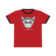 Men's Ringer Tee, Lenny the Lemur-T-Shirt-Practice Empathy