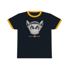 Men's Ringer Tee, Lenny the Lemur-T-Shirt-Practice Empathy