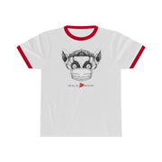 Men's Ringer Tee, Lenny the Lemur-T-Shirt-Practice Empathy
