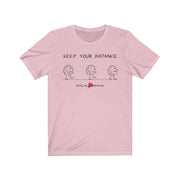 Men's Short Sleeve Graphic Tee, Live Virus Walking-T-Shirt-Practice Empathy