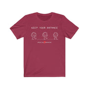 Men's Short Sleeve Graphic Tee, Live Virus Walking-T-Shirt-Practice Empathy