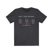 Men's Short Sleeve Graphic Tee, Live Virus Walking-T-Shirt-Practice Empathy
