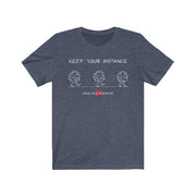 Men's Short Sleeve Graphic Tee, Live Virus Walking-T-Shirt-Practice Empathy