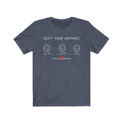 Men's Short Sleeve Graphic Tee, Live Virus Walking-T-Shirt-Practice Empathy