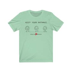Men's Short Sleeve Graphic Tee, Live Virus Walking-T-Shirt-Practice Empathy