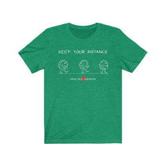 Men's Short Sleeve Graphic Tee, Live Virus Walking-T-Shirt-Practice Empathy