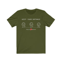 Men's Short Sleeve Graphic Tee, Live Virus Walking-T-Shirt-Practice Empathy