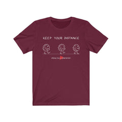 Men's Short Sleeve Graphic Tee, Live Virus Walking-T-Shirt-Practice Empathy