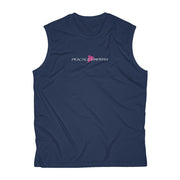 Men's Sweat-wicking Sleeveless Performance Tee, Classic Logo-Tank Top-Practice Empathy