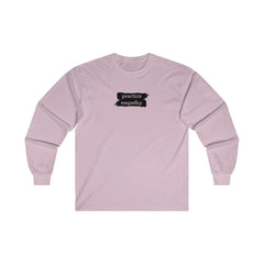Men's Ultra Cotton Long Sleeve Tee, Brushes Logo-Long-sleeve-Practice Empathy