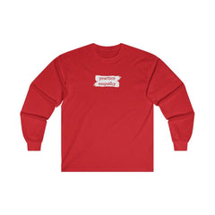 Men's Ultra Cotton Long Sleeve Tee, Brushes Logo-Long-sleeve-Practice Empathy