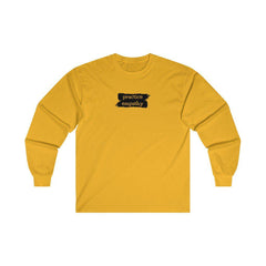 Men's Ultra Cotton Long Sleeve Tee, Brushes Logo-Long-sleeve-Practice Empathy
