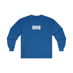 Men's Ultra Cotton Long Sleeve Tee, Brushes Logo-Long-sleeve-Practice Empathy